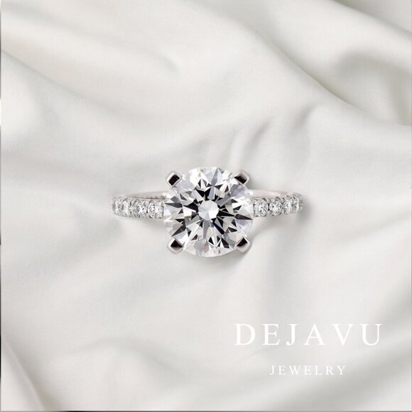 3 Carat Lab Grown Diamond Ring - Picture 1 of 7